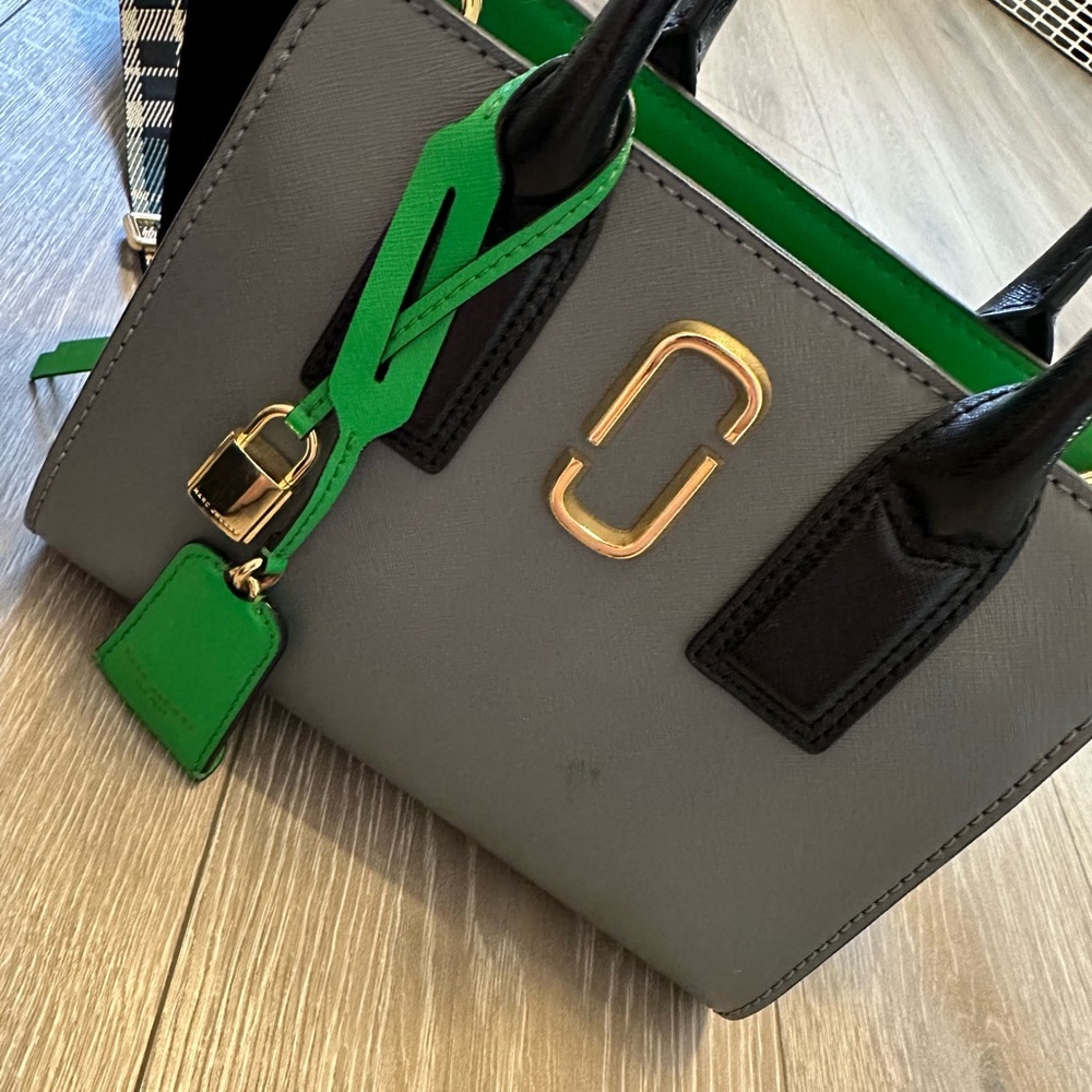 Marc Jacobs Color Block Satchel Bag Big Snapshot - Picture 2 of 5